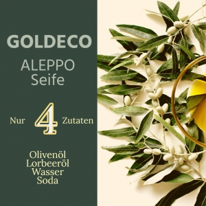 Preview: 3er Set Aleppo Soap - 40%, 25%, 10% Lorbeer - 200g